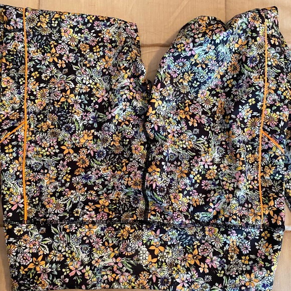 FP Movement by Free People Floral Leggings - Black and Yellow - Picture 5 of 10